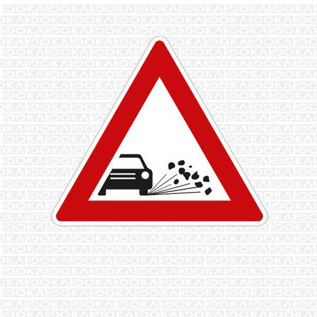 A 17 - Odlétávající štěrk