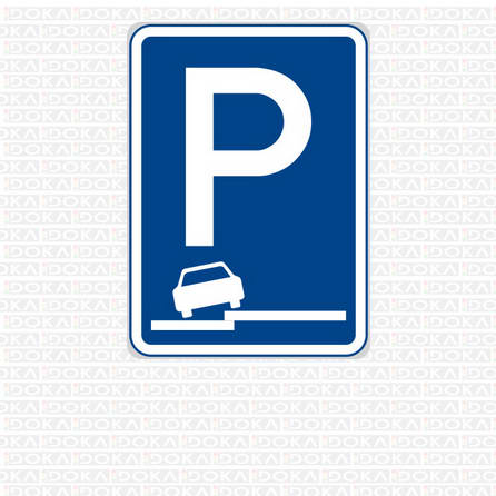 IP 11g - Parkoviště (částečné stání na chodníku podélné)