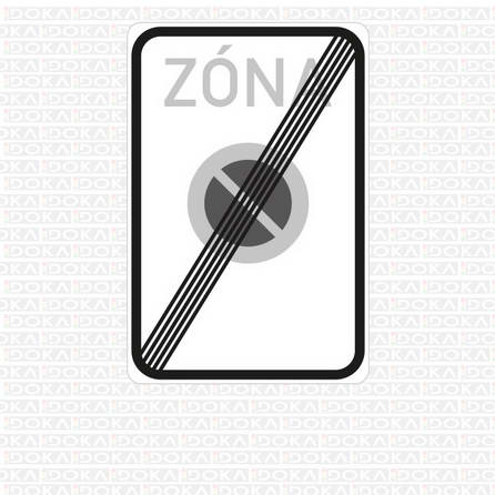 Konec zóny s dopravním omezením