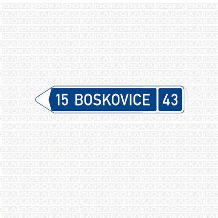 Směrová tabule (s jedním cílem)